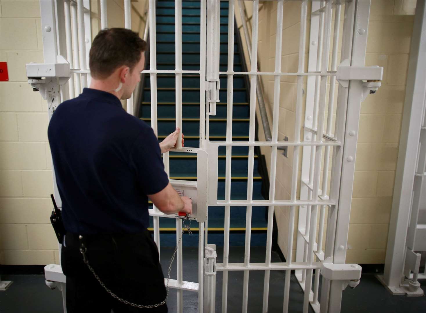 A prison guard was met by a "scene of disarray" in the cell. Stock image