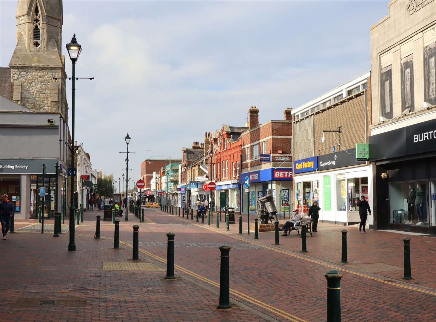 The assault took place in Sittingbourne High Street. Picture: John Nurden