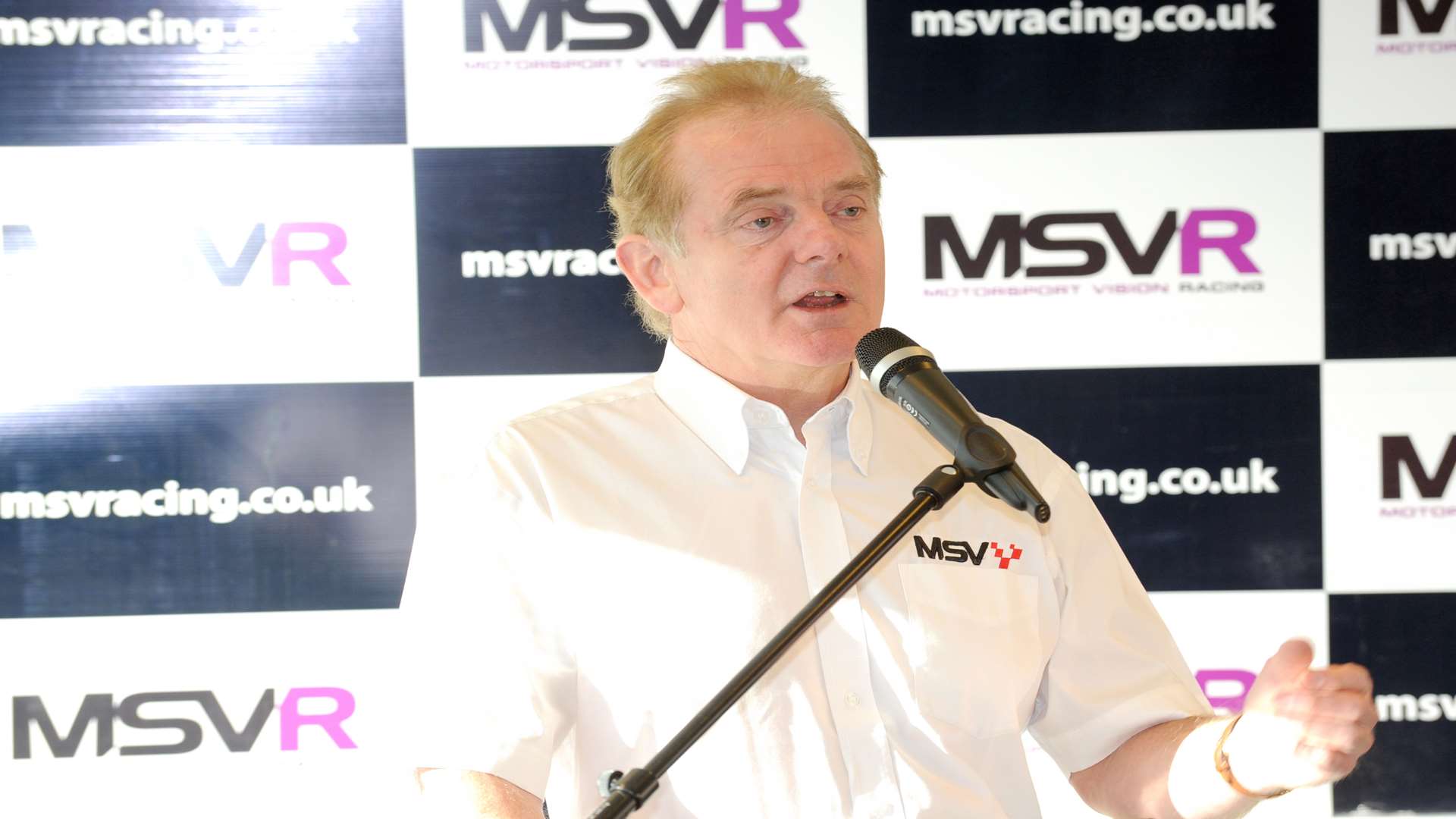 MSV chief executive Jonathan Palmer