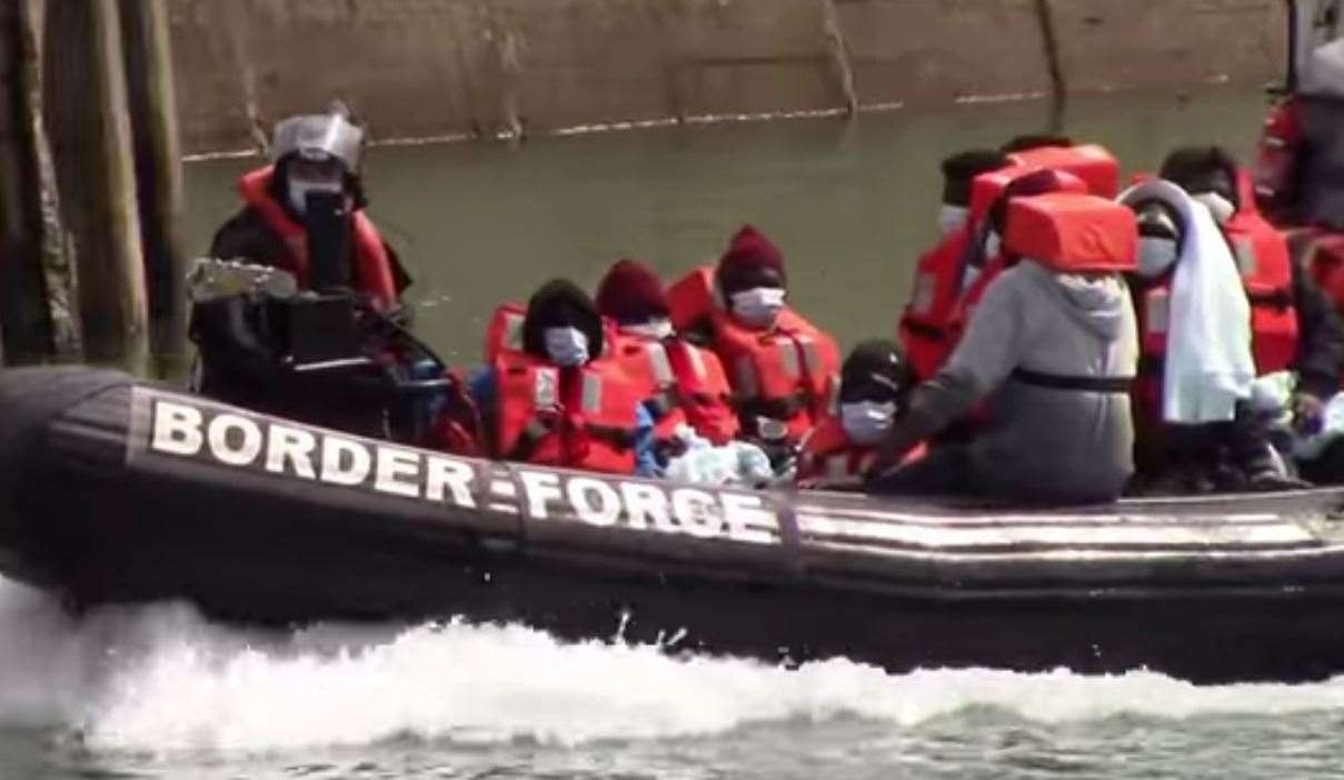 About 40,000 people have crossed the Channel on small boats this year. Picture: Chris Johnson