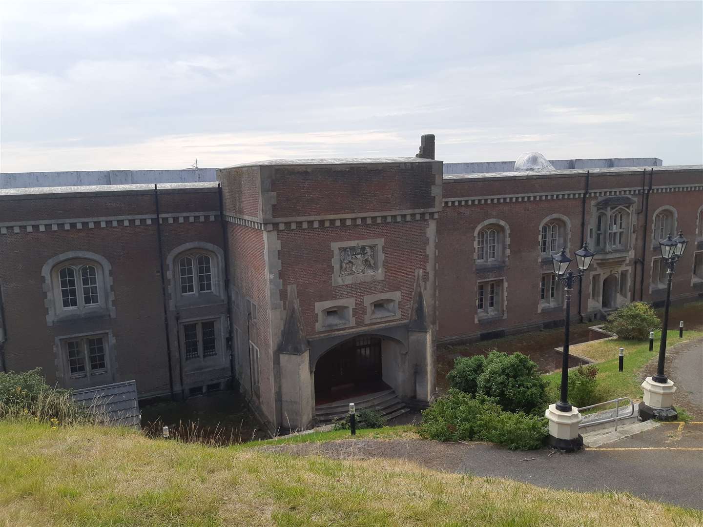 Entrance to the officers' quarters. Picture: Sam Lennon KMG