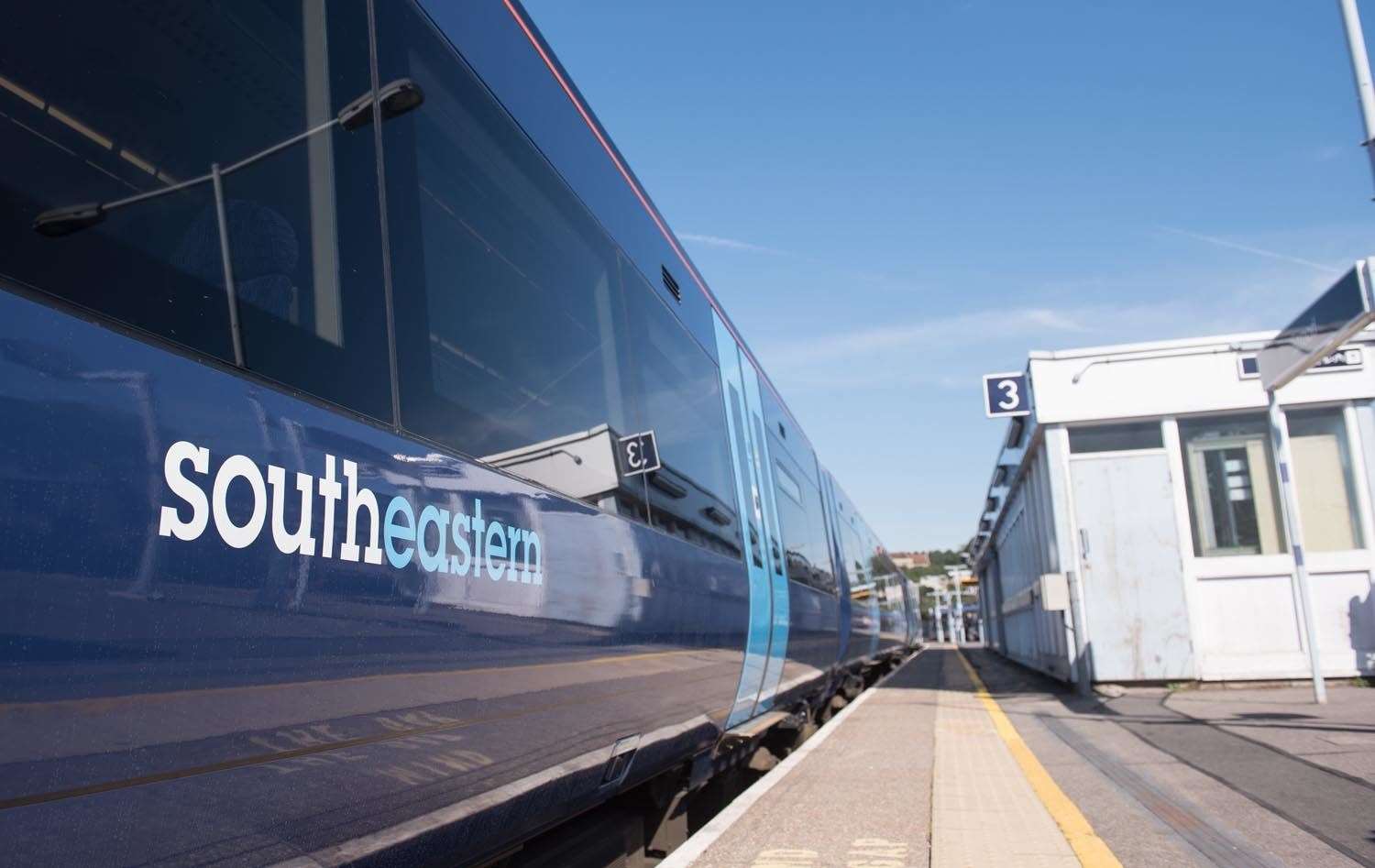 A person has been hit by a train between Ashford and Paddock Wood. Stock picture