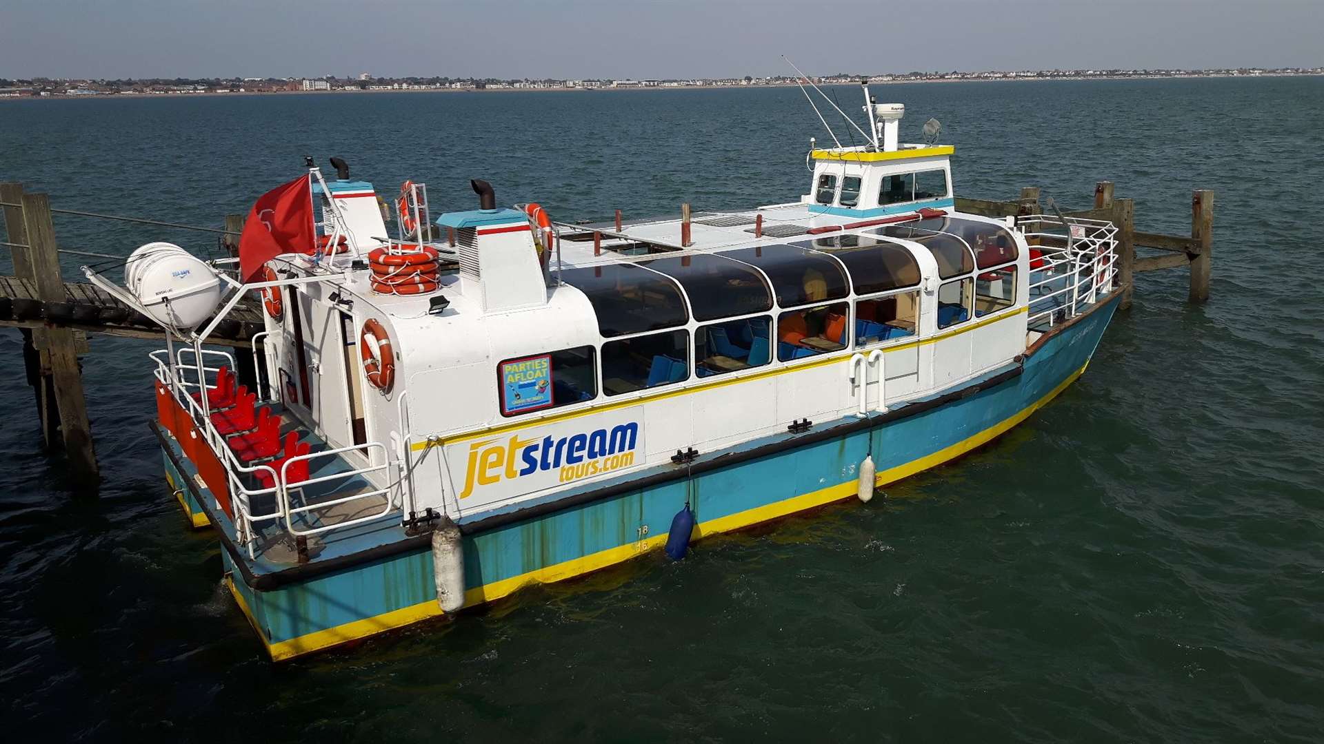 Jetstream Tours' Jacob Marley is on standby to be used for the ferry service