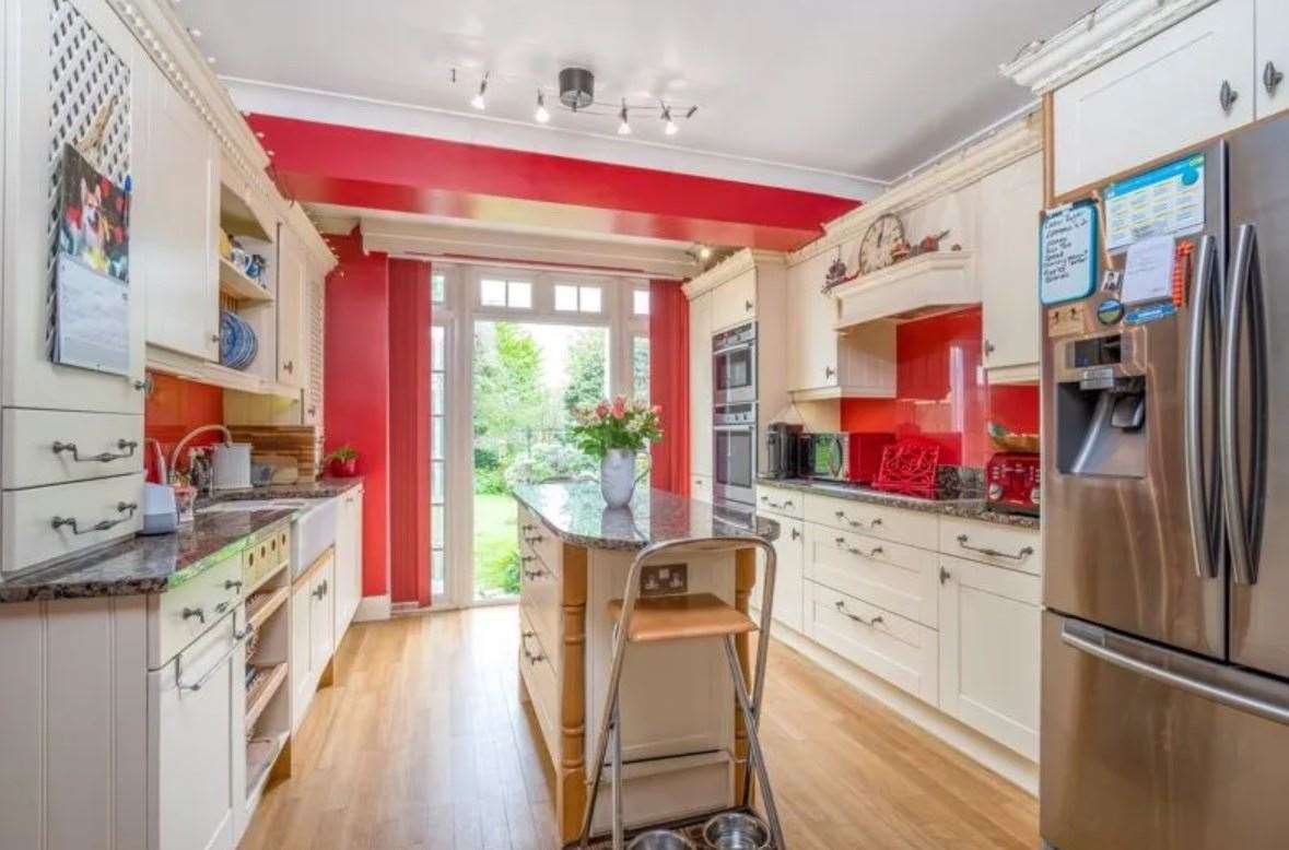 The kitchen opens out onto the garden. Picture: Zoopla / Park Estates