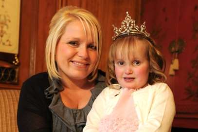 Lydia became a princess for the day and met Prince William. Credit: Carmen Klammer