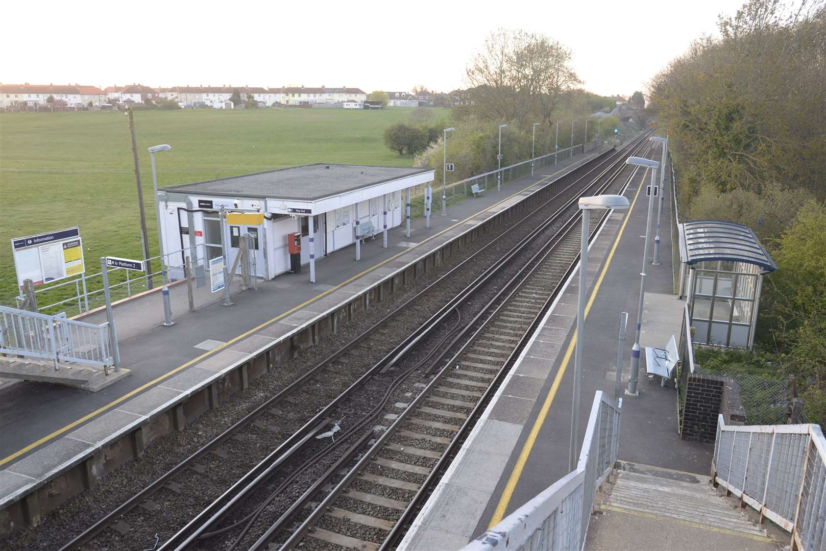 The incident happened at Aylesham railway station. Picture: Chris Davey