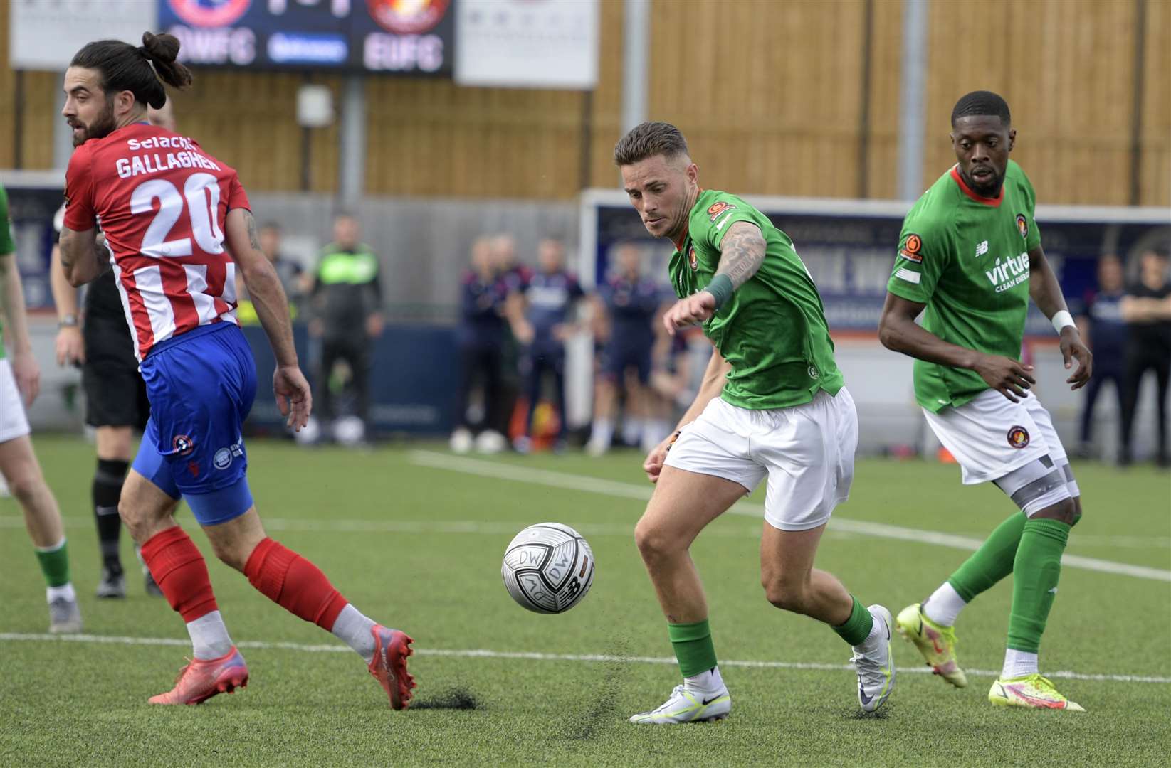 Jack Paxman impressed for Ebbsfleet against Dorking on Saturday. Picture: Barry Goodwin