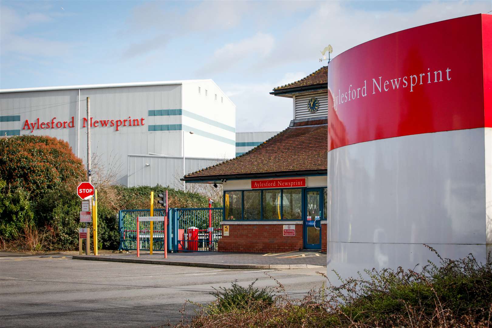 Aylesford Newsprint before it closed. Picture: Matthew Walker