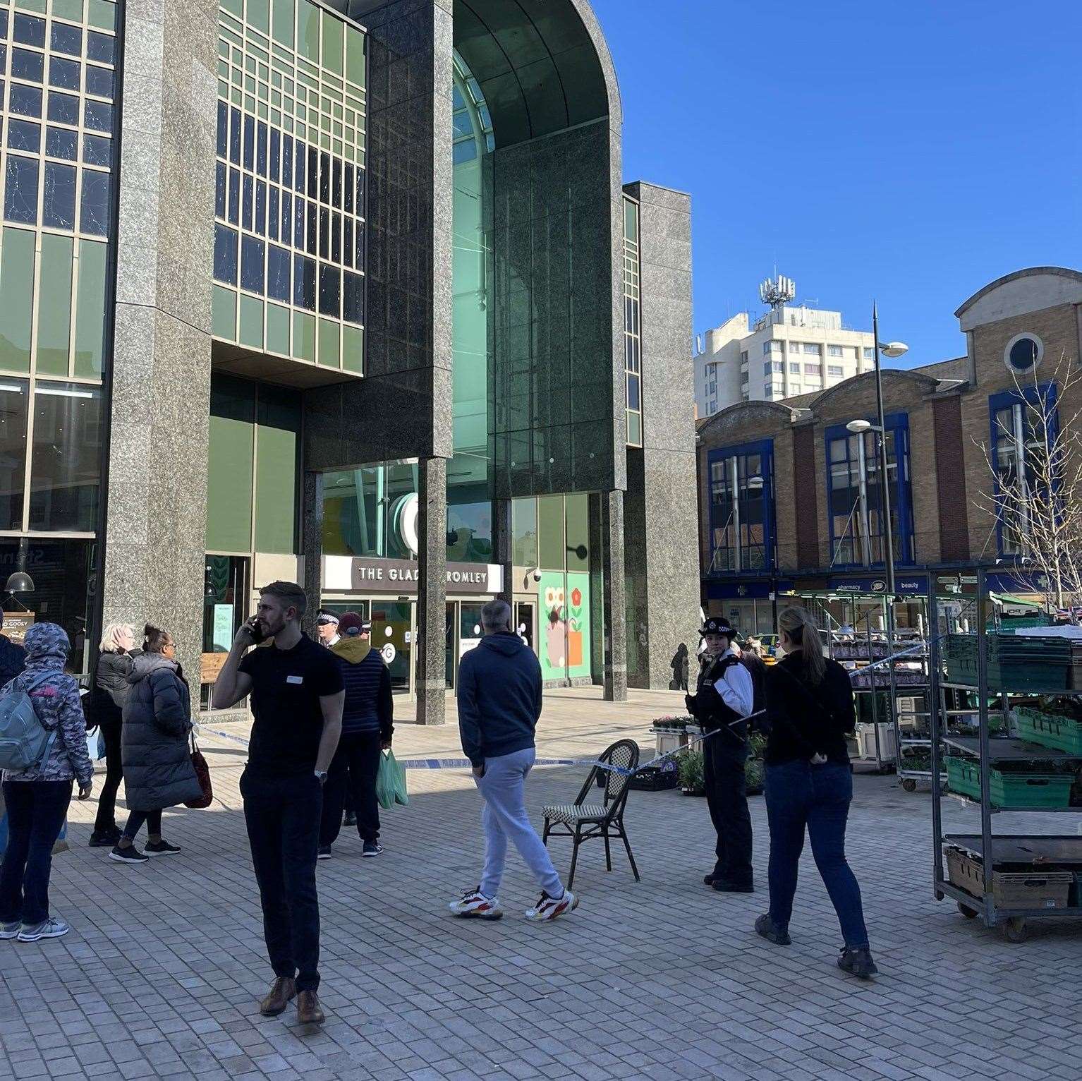 The Glades Shopping Centre in Bromley has been evacuated due to reports of a security alert. Photo:@AFC GLEN