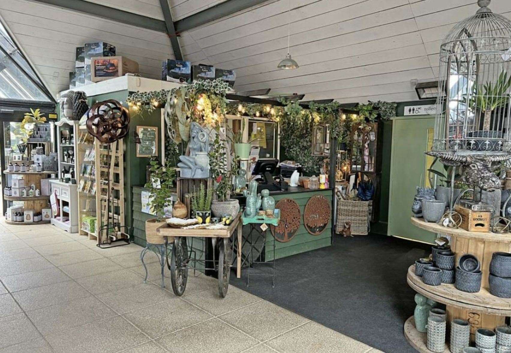 The shop at Preston Garden Centre. Picture: Christie & Co