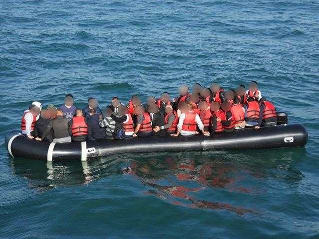 Four people have died trying to cross the English Channel from France. Stock image