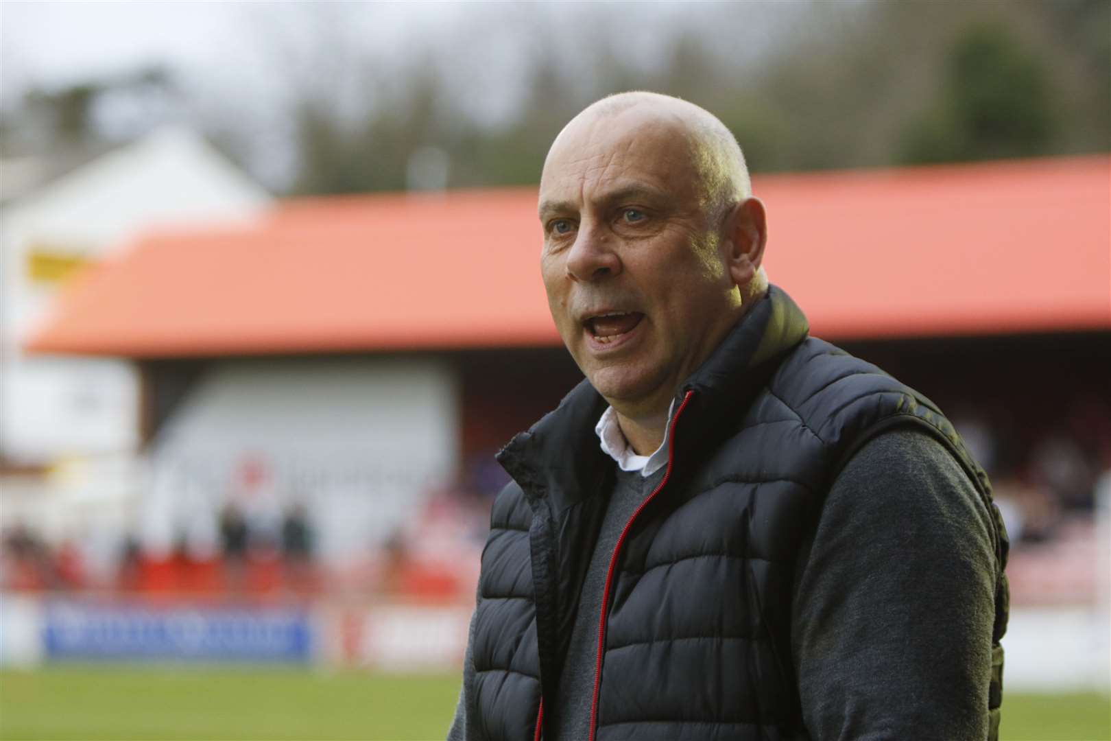 Ebbsfleet manager Garry Hill Picture: Andy Jones