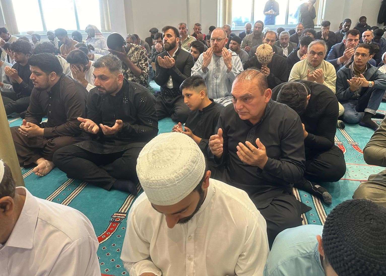 Thousands attended the Eid ul-Adha prayers at Gravesend Central Mosque