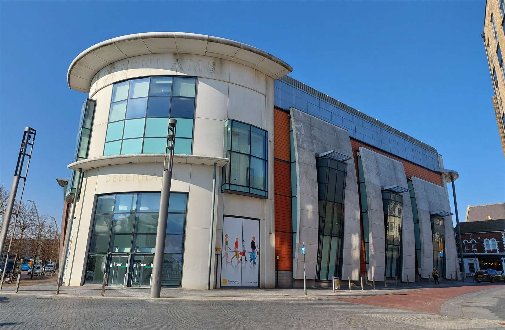 Bosses say they may consider splitting up the abandoned three-storey Debenhams