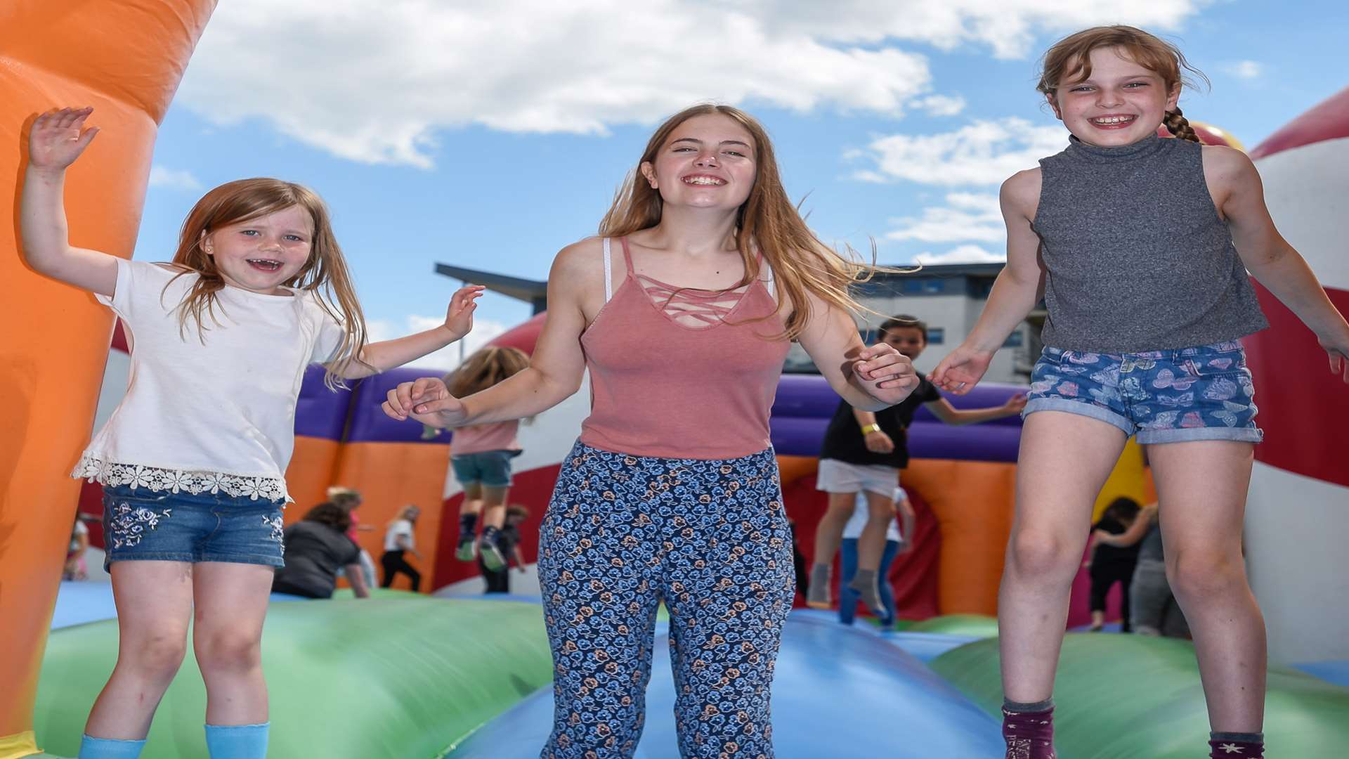 The World's Biggest Bouncy Castle has its final weekend at Dreamland in Margate Picture: Alan Langley