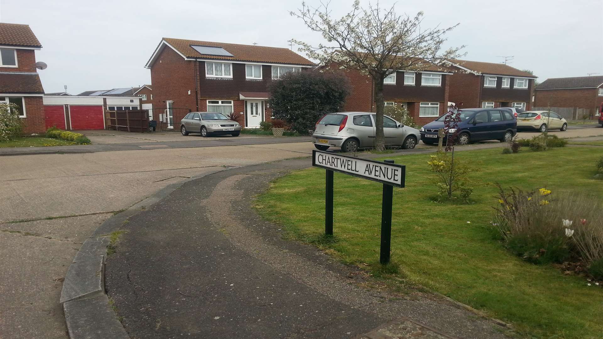 A body has been found in a field behind Chartwell Avenue