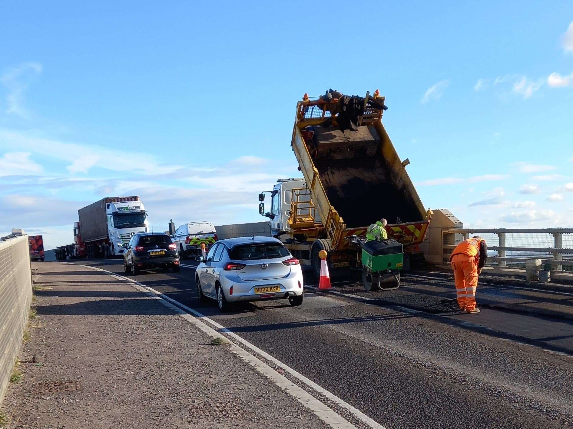 The bridge is the only way in and out the Isle of Grain. Picture: Chris Spalding