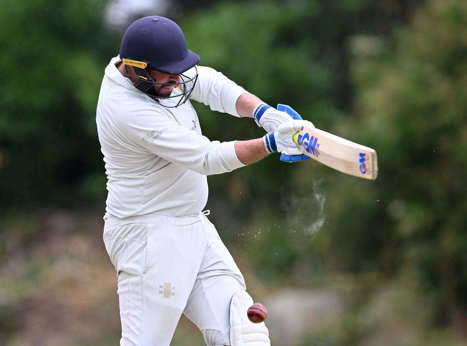 Sandwich Town 1sts’ Zack Fagg - top scored in Sunday’s cup win and also got among the wickets in their weekend league loss to Tunbridge Wells. Picture: Keith Gillard