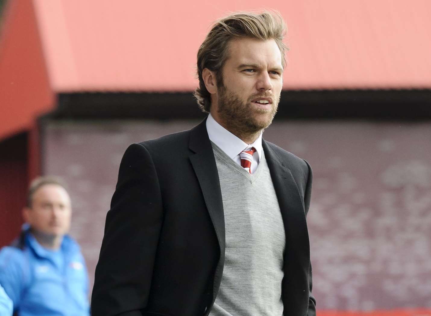 Ebbsfleet boss Daryl McMahon Picture: Andy Payton