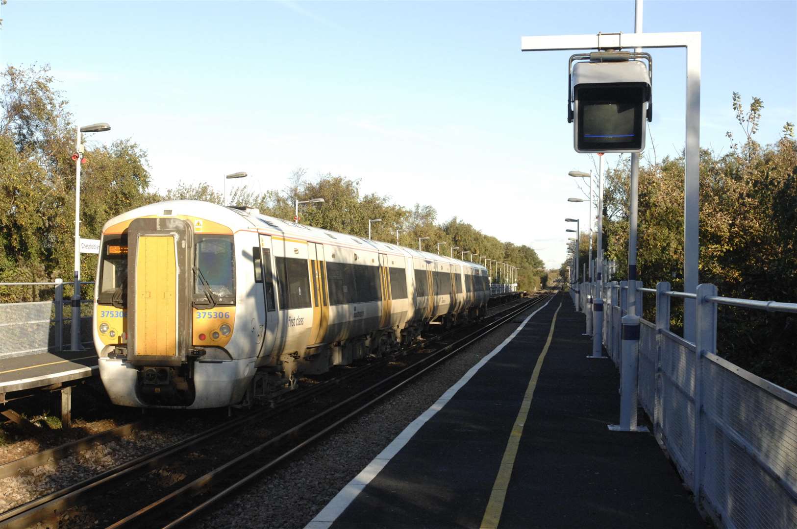 The incident happened on board a train from Margate to Faversham. Stock image