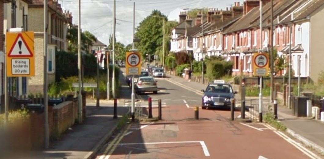 Beaver Road previously had functional bollards. Picture: Google