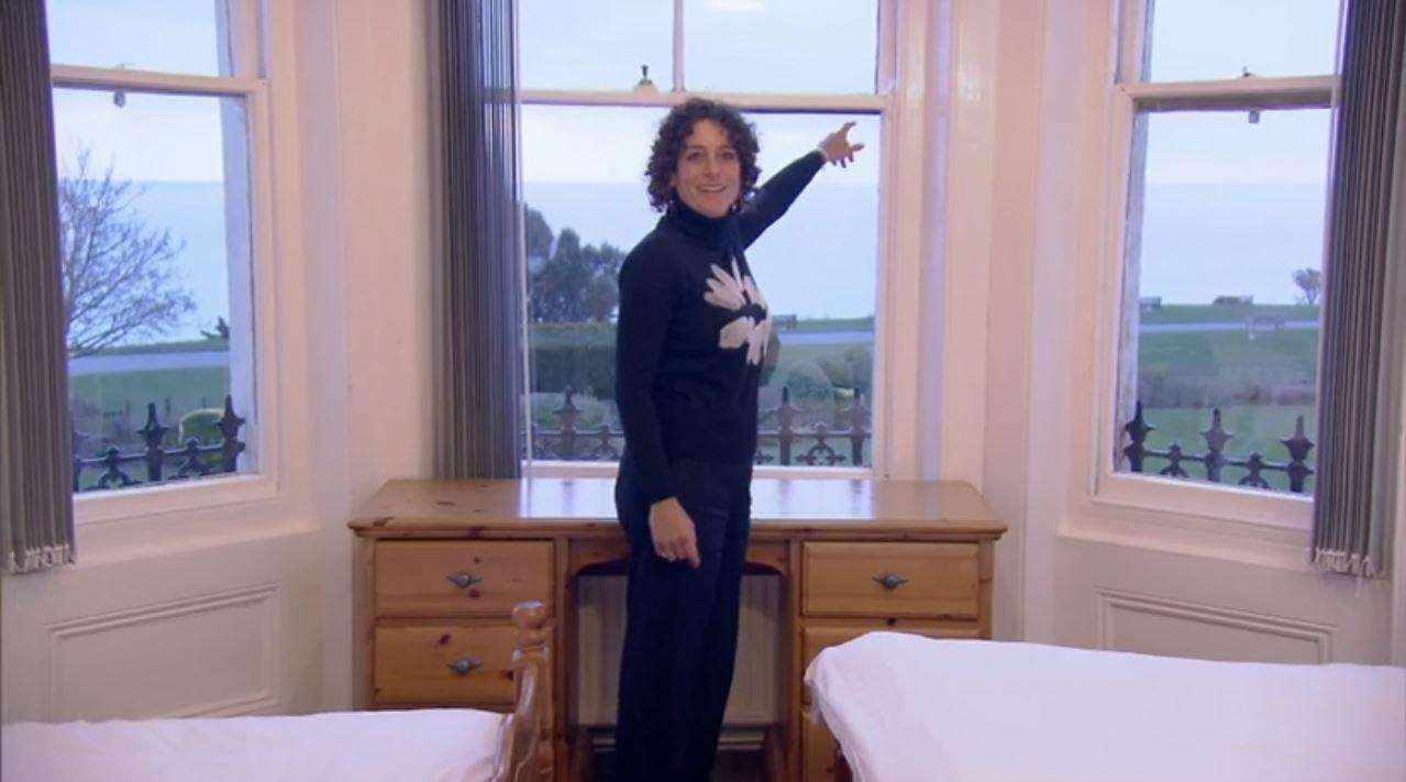 Alex Polizzi at the Westward Ho! Credit: Channel 5