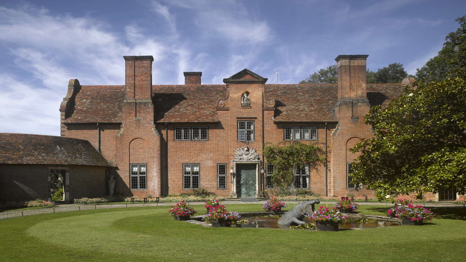 Port Lympne Mansion from the front