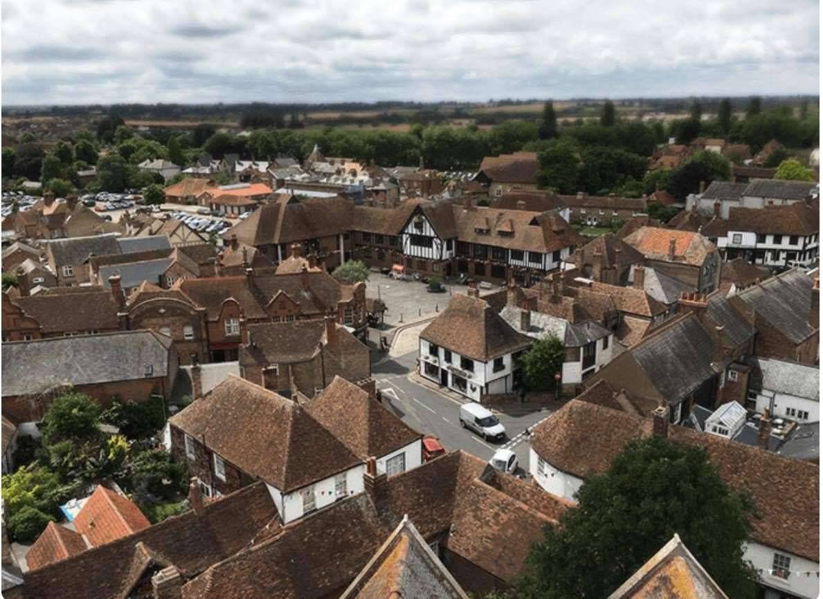 No Name Street and Guildhall can be seen from up above.. Pictures Annemarie Huigen