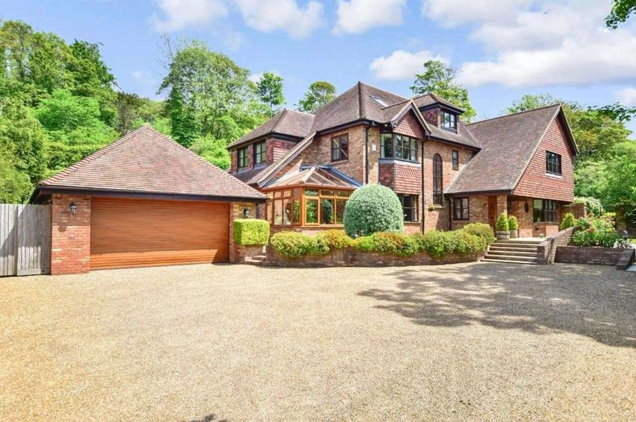 The seven-bed detached house in Chisnall Road, River. Picture: Zoopla / Fine & Country