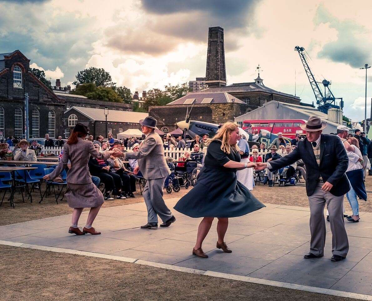 The Royal Marine Band will be one of many live performers at Salute to the 40s.