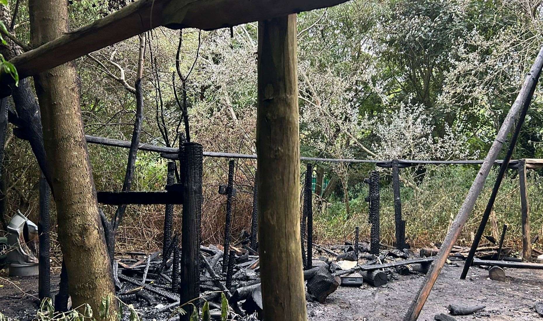 Cheriton Primary School was targeted in a suspected arson attack on August 15. Picture: Cheriton Primary School