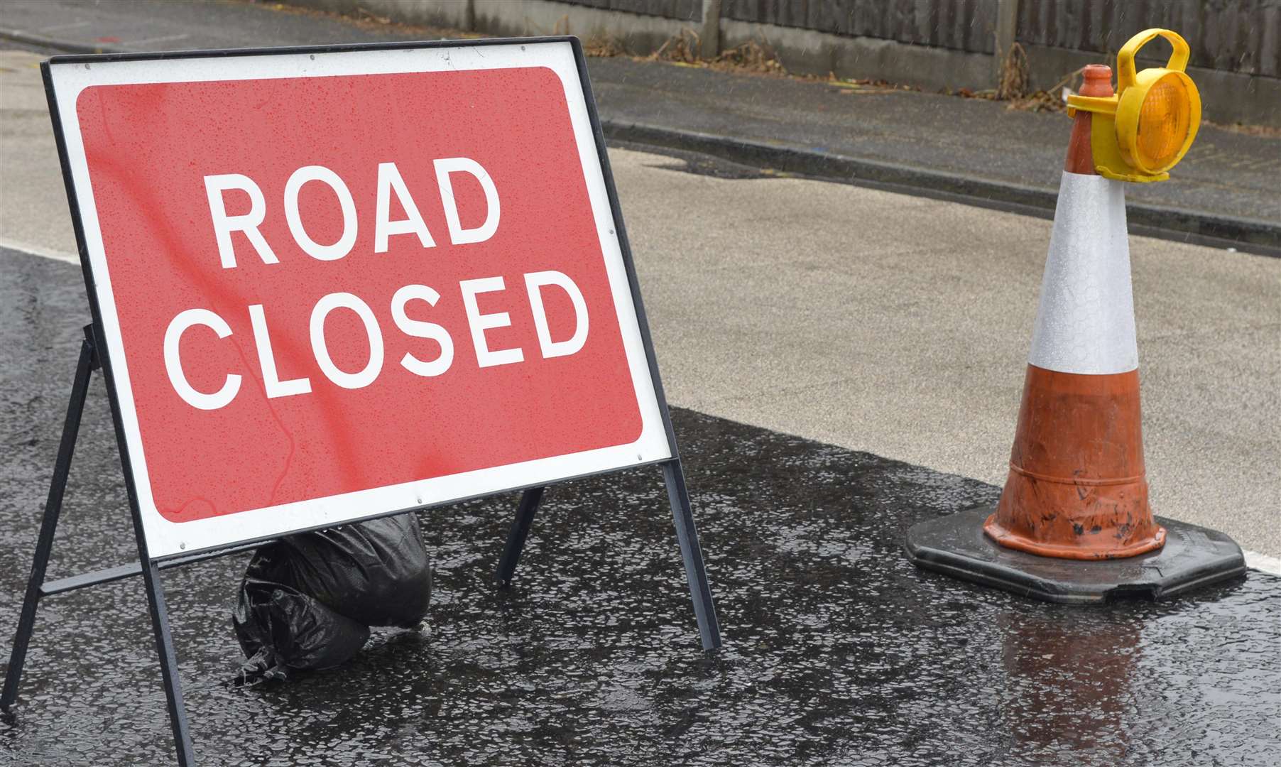 Roadworks will take place this week. Stock image