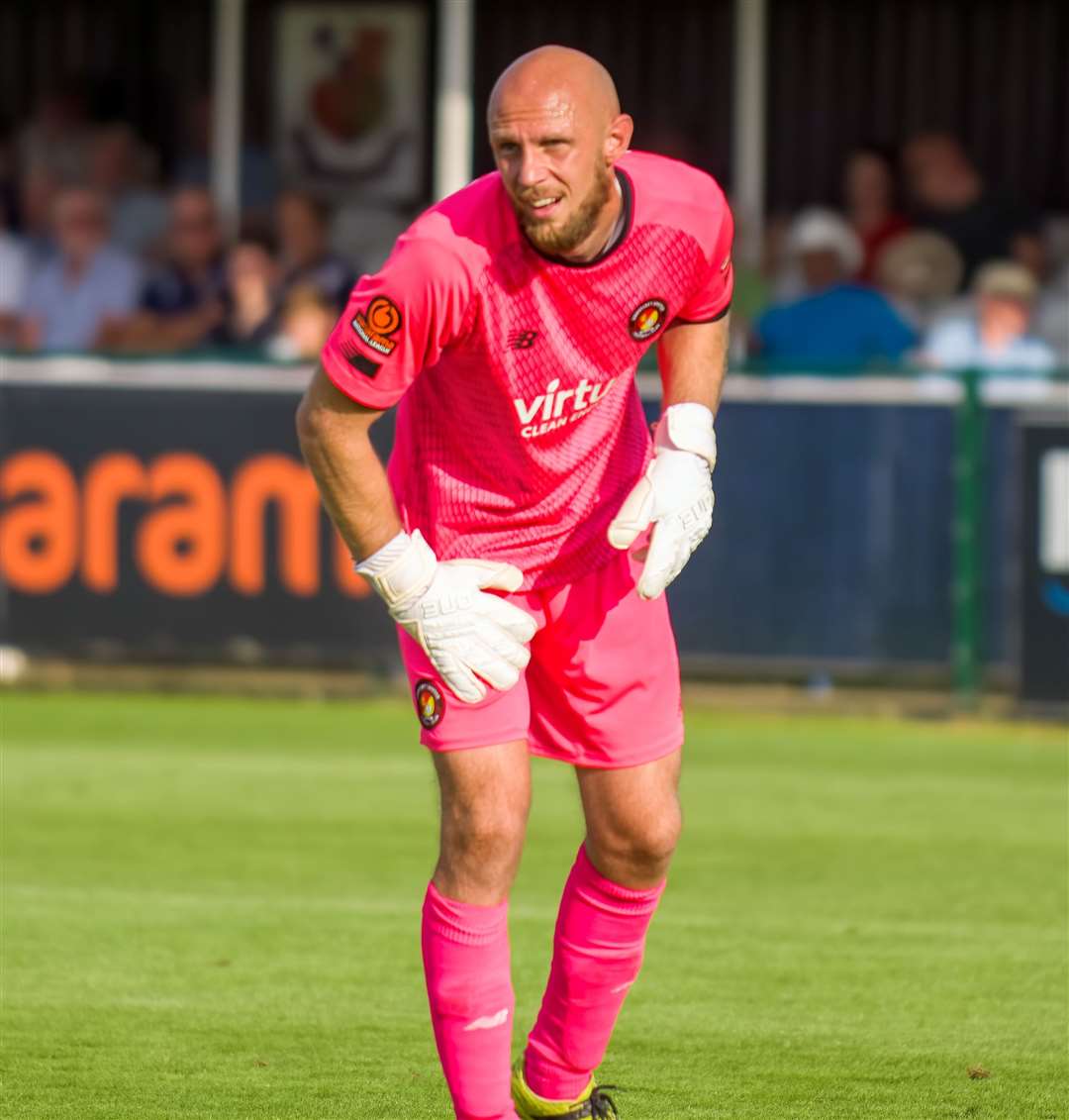 Mark Cousins was named Ebbsfleet’s player-of-the-year for last season. Picture: Ed Miller/EUFC