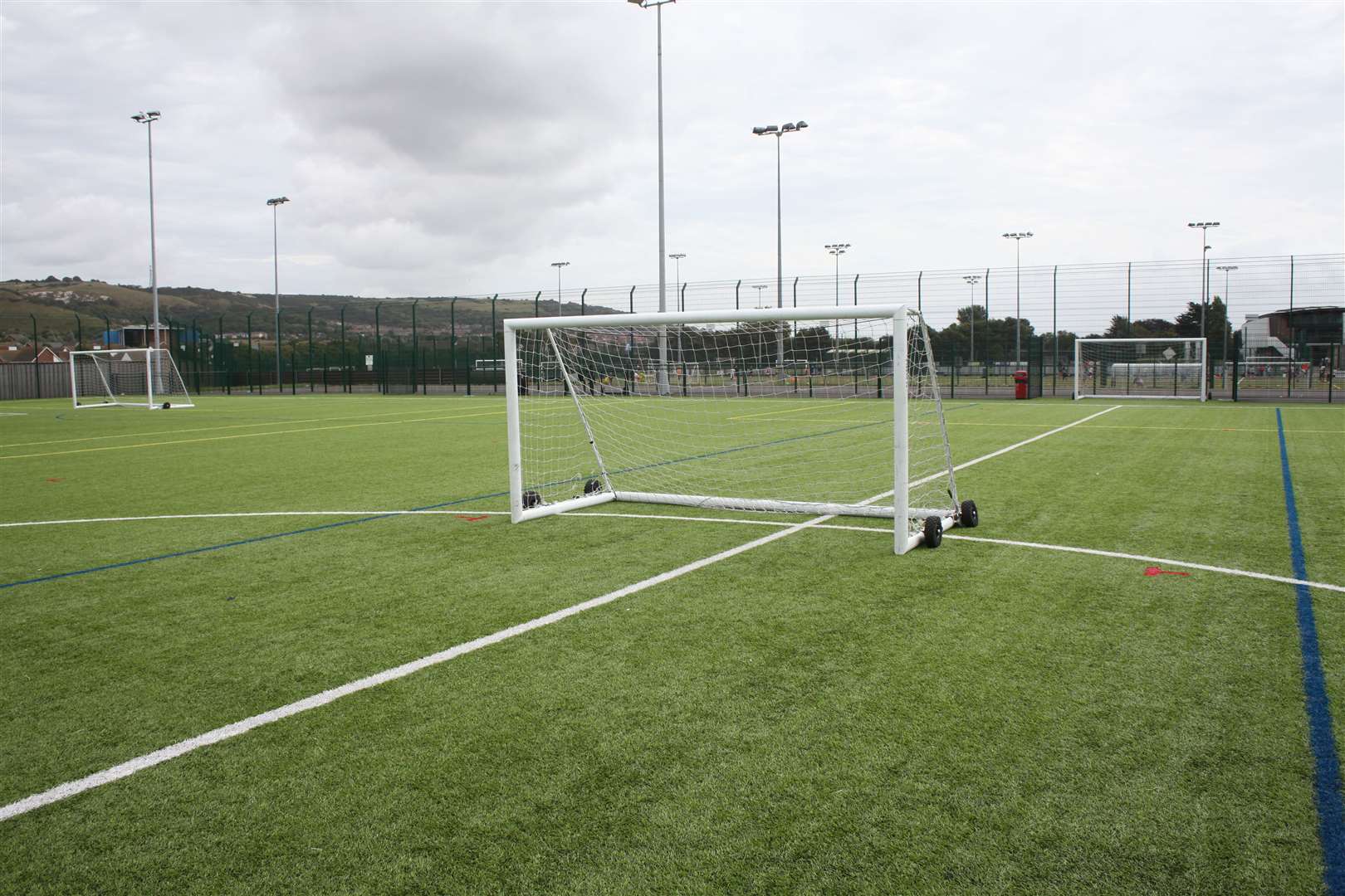 The 3G pitch can be found at the Three Hills Sports Park