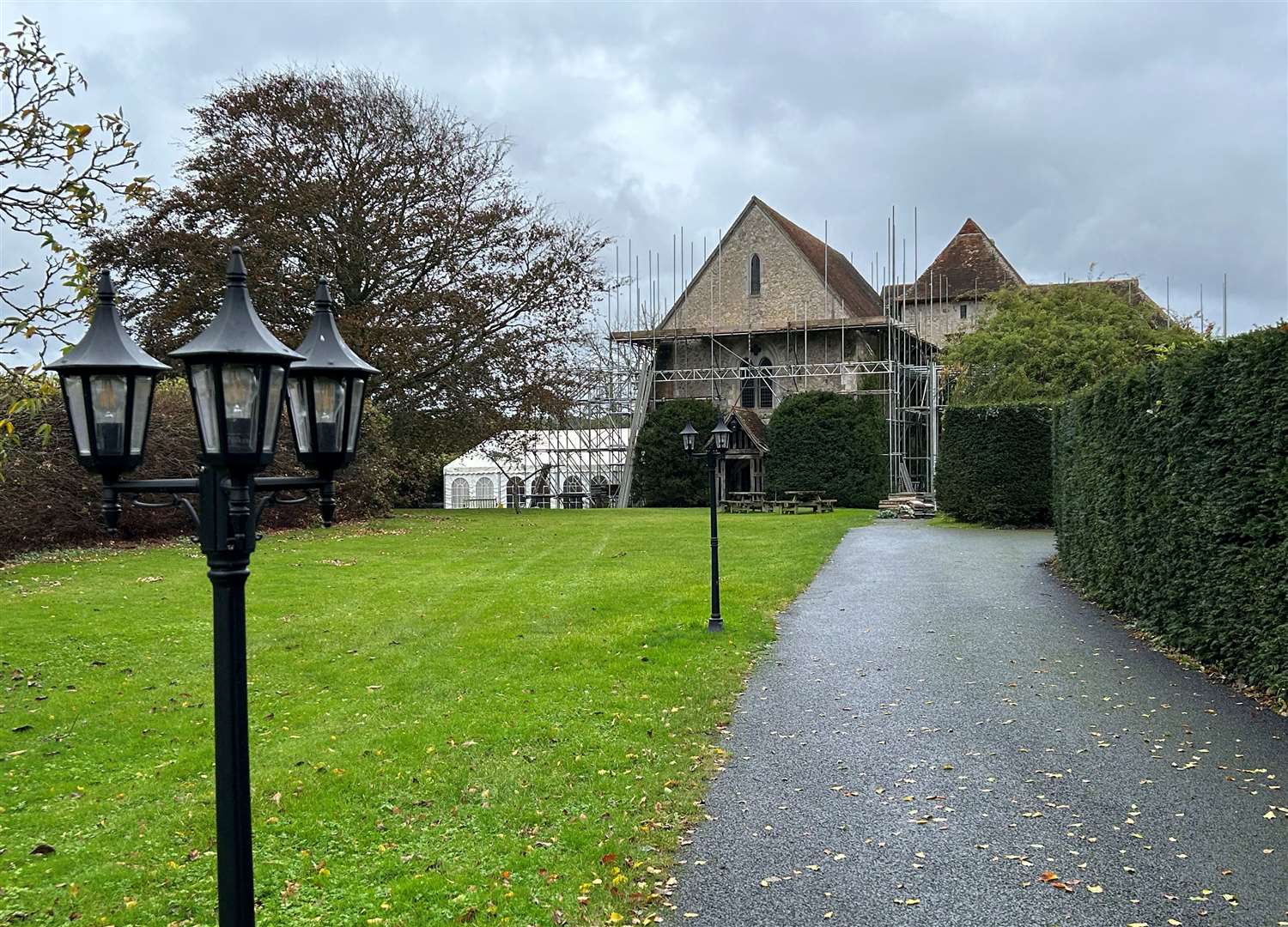 Bilsington Priory was formed in 1253 by Sir John Mansell, Lord Chief Justice of England and Lord Warden of the Cinque Ports, and would have been bustling with monks once upon a time