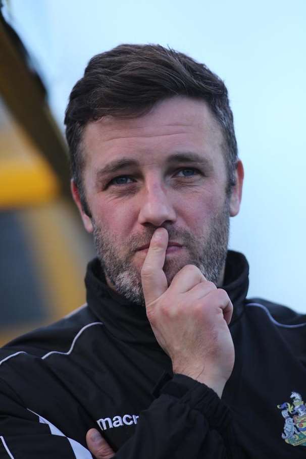 Maidstone United manager Jay Saunders Picture: Martin Apps