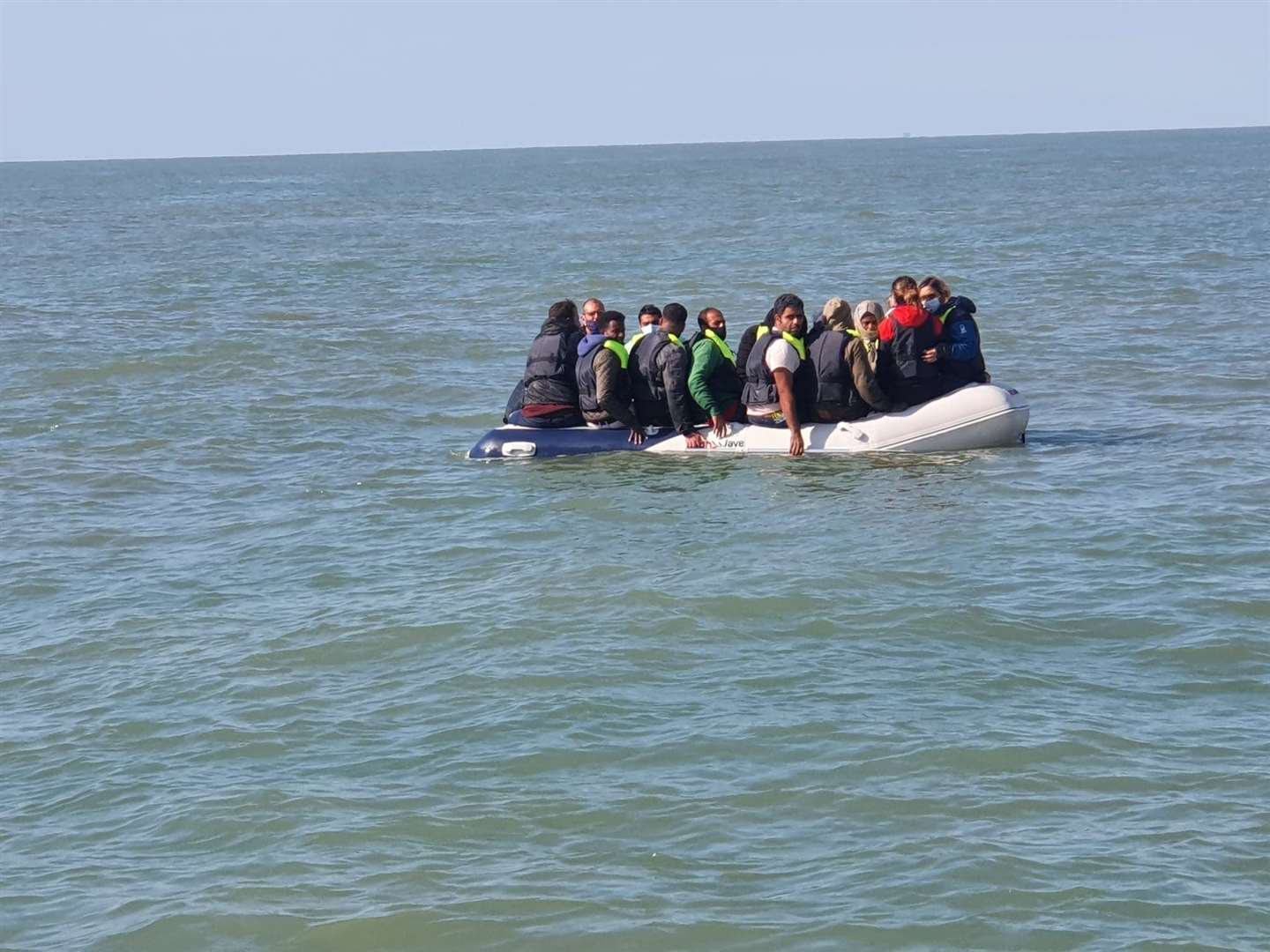 One vessel at sea carrying in excess of 13 people. Library image