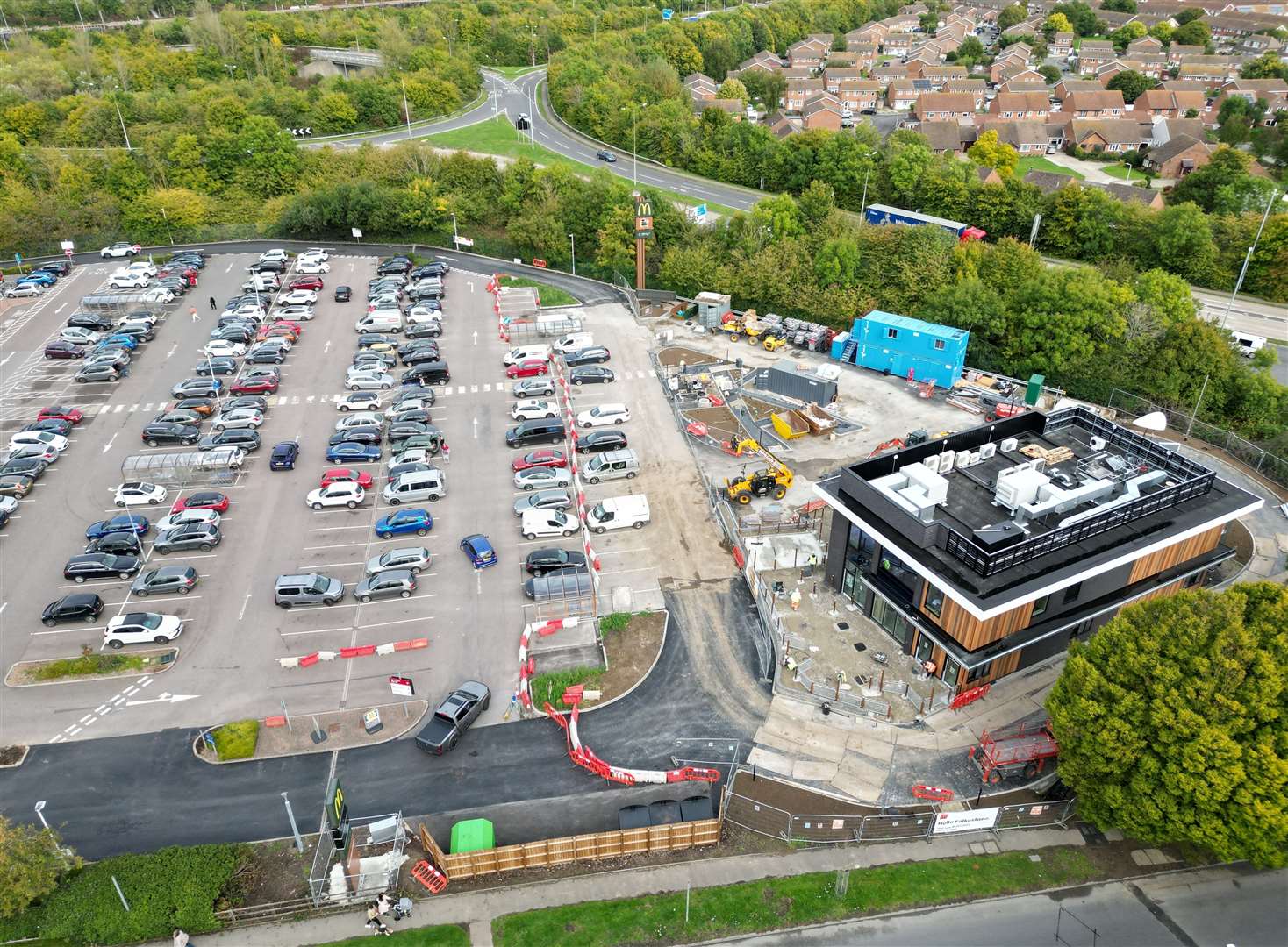 The third McDonald's in Folkestone is under construction. Picture: Barry Goodwin