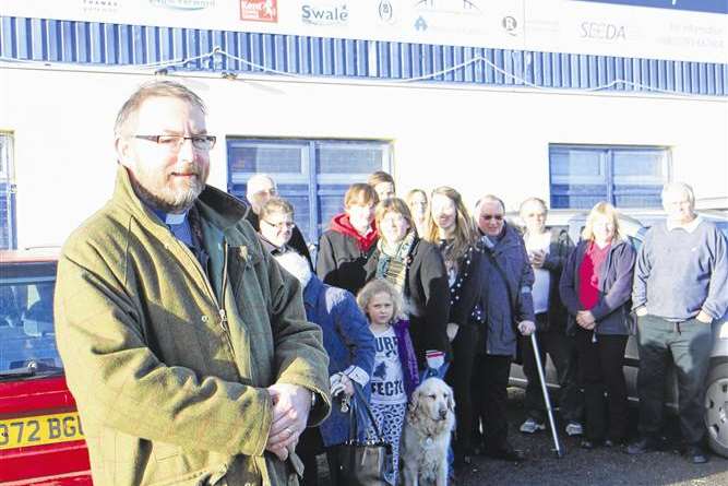 Public protest against the potential loss of community facilities when The Gateway closes in August