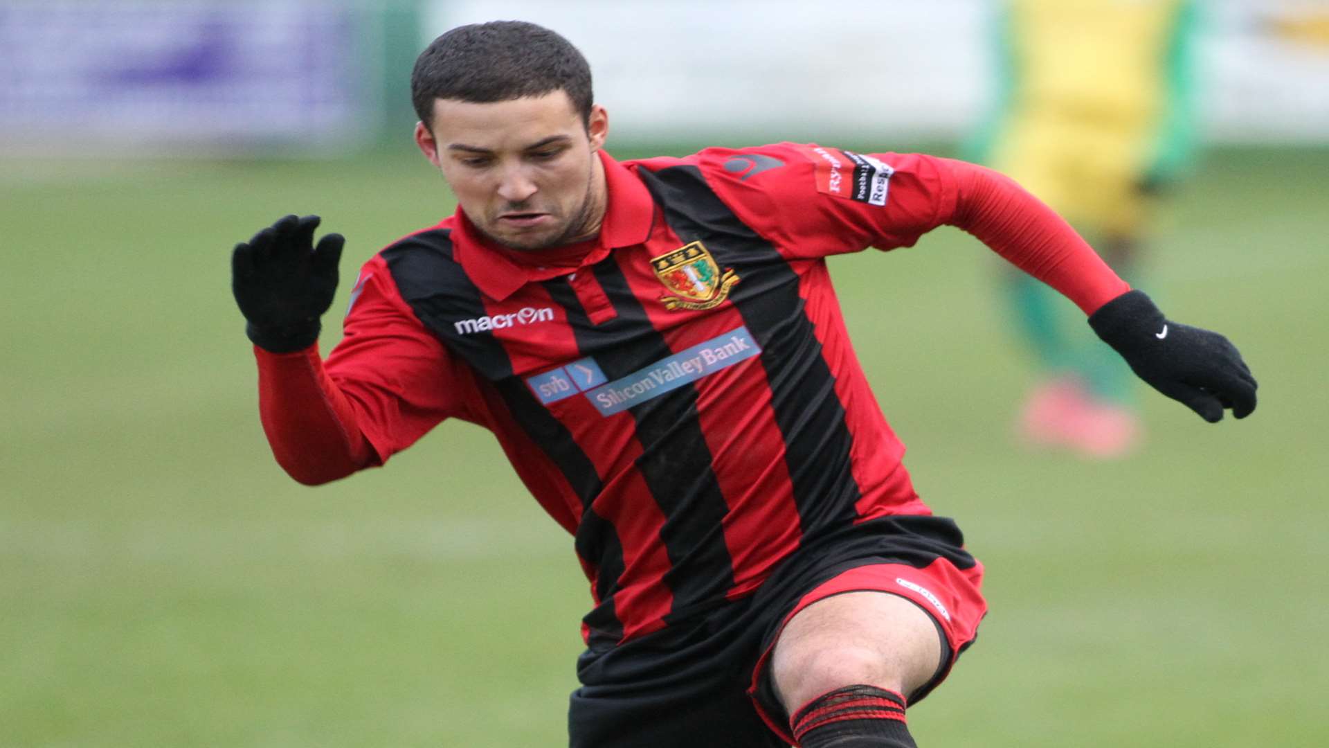 Hicham Akhazzan has left Sittingbourne Picture John Westhrop