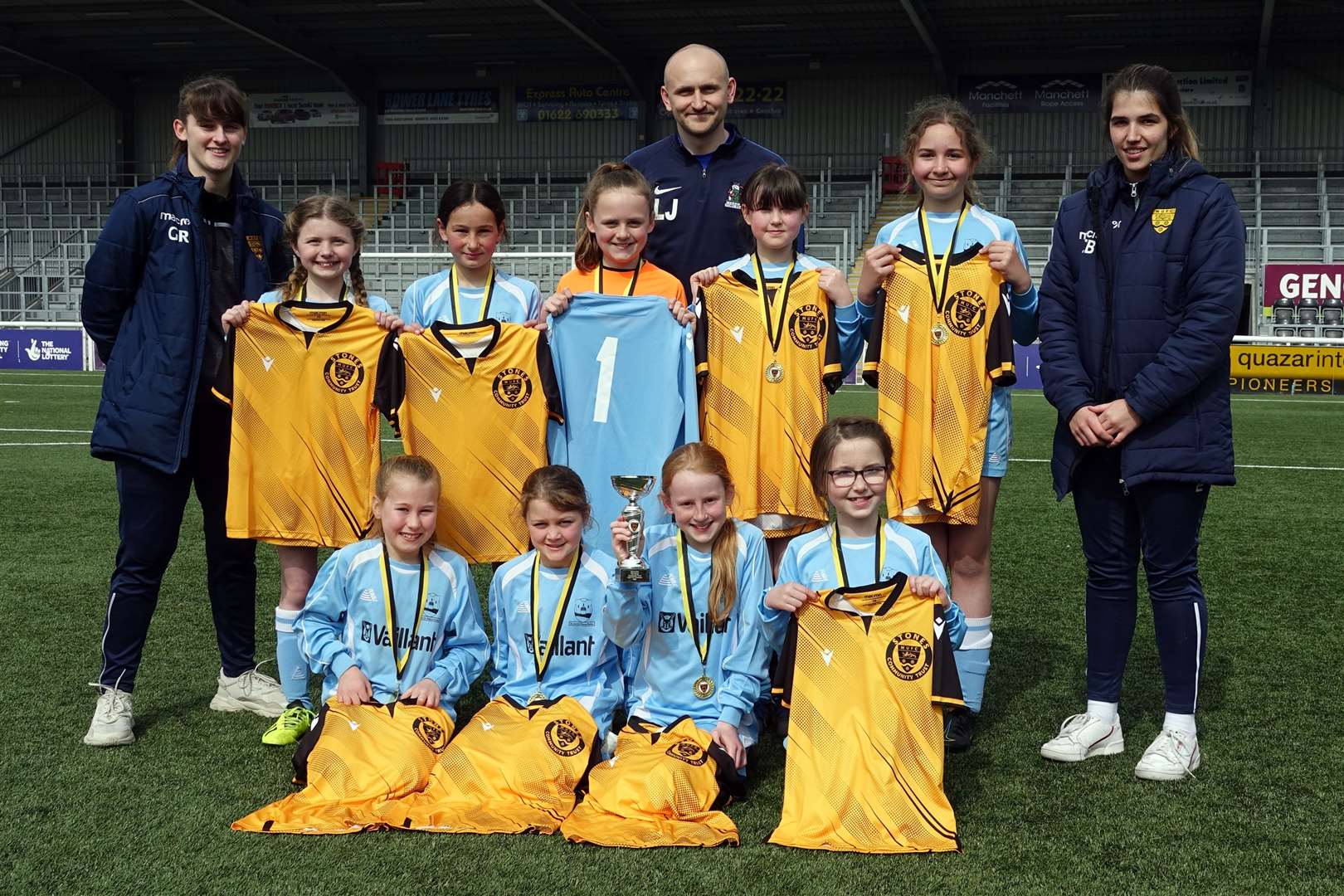 Winners Allington Primary School will represent Maidstone United in the regional finals Picture: Ian Tucker