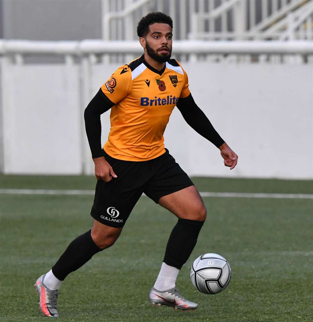 Maidstone United left-back Noah Chesmain Picture: Keith Gillard