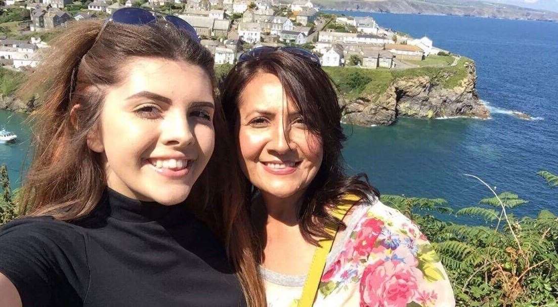 Laura Ash and her mum Indira