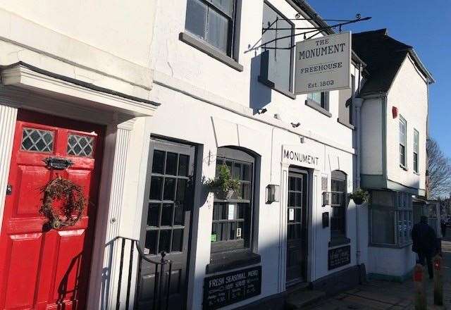 The Monument, on St Dunstans in Canterbury, has been a free house since 1803 but the building is a good deal older than that