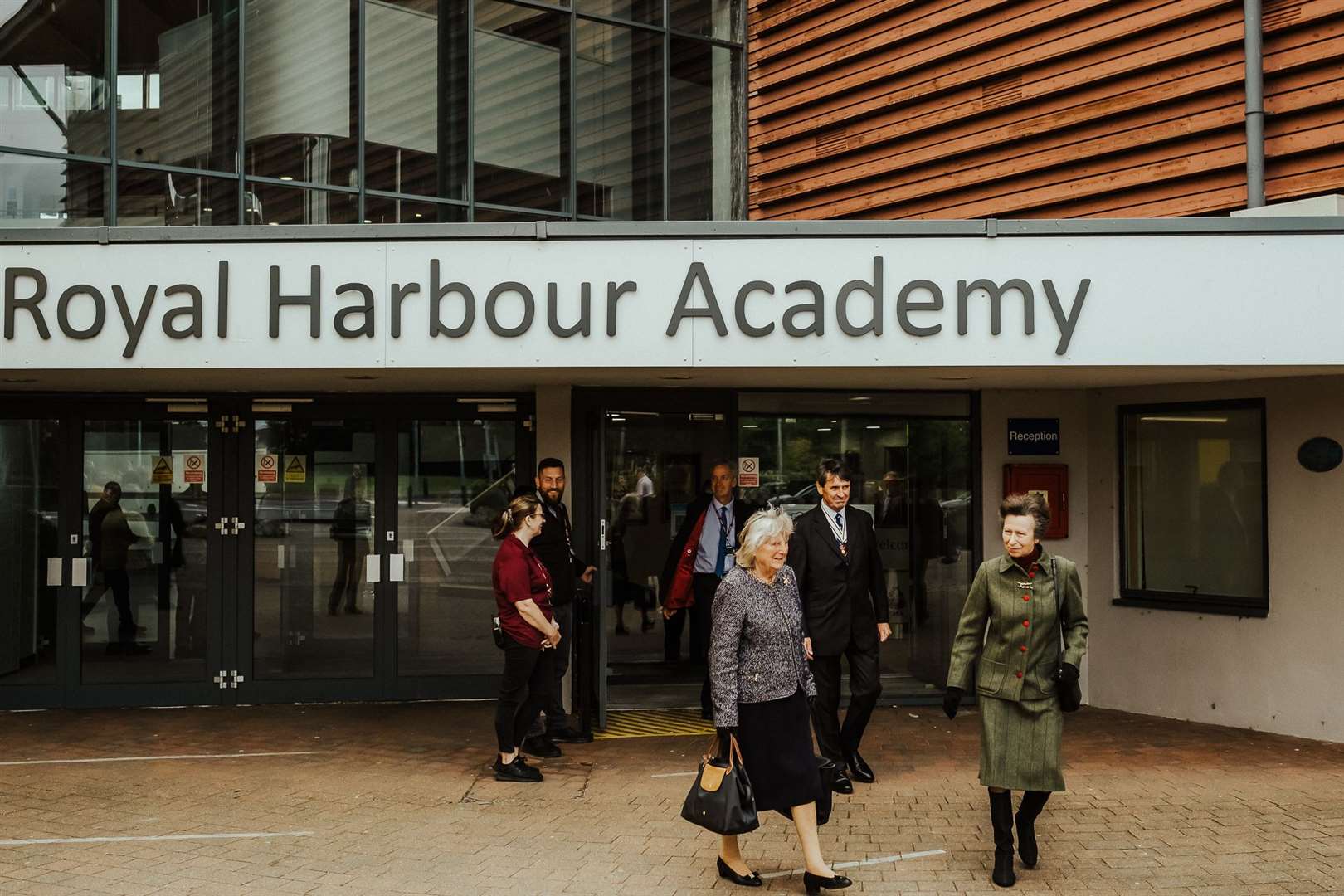 Princess Anne visited The Royal Harbour Academy, Ramsgate. Picture: Matt Ebbage Photography