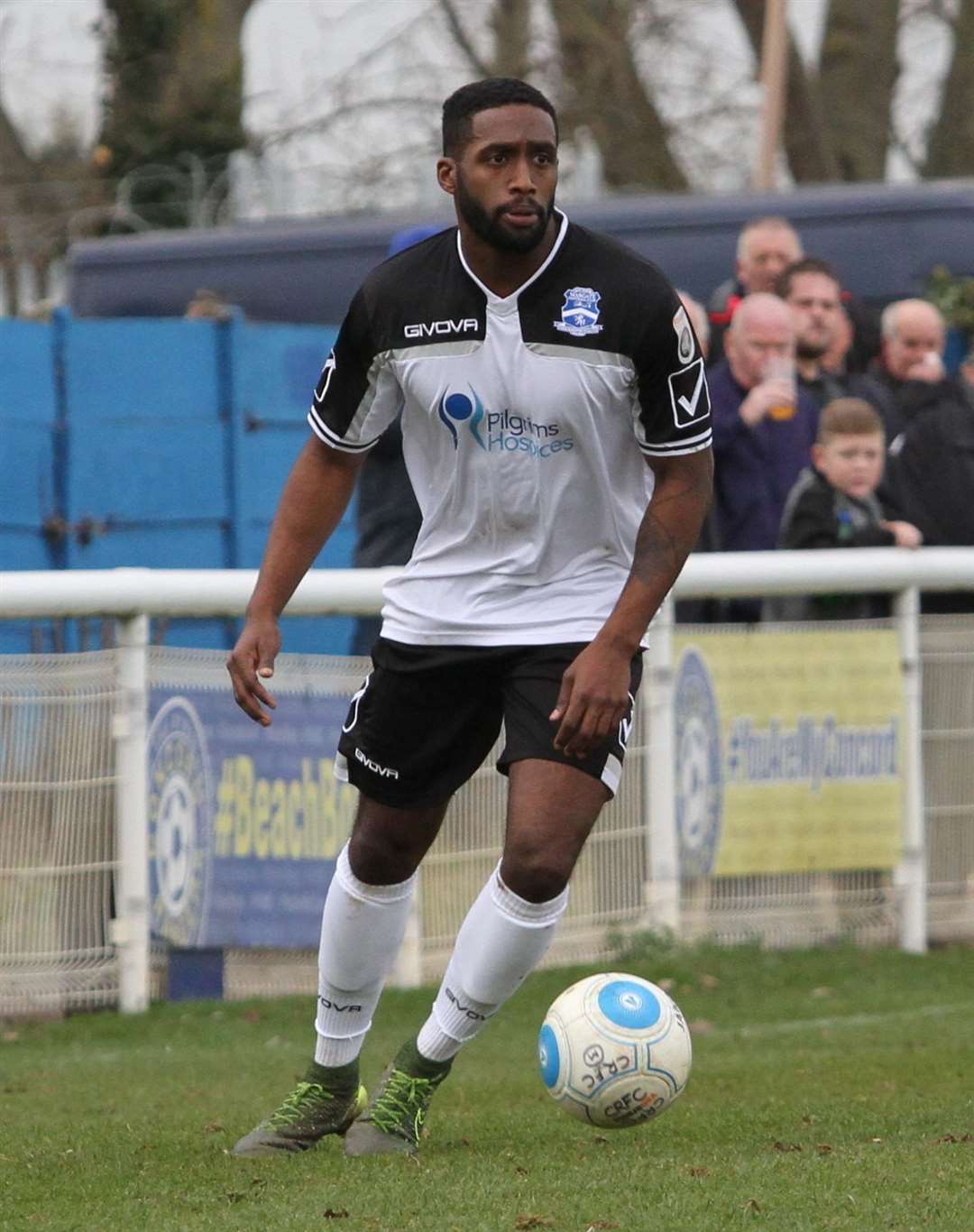 Marvin Hamilton in his Margate days under Steve Watt. Picture: Don Walker