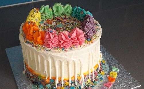 Rainbow cake