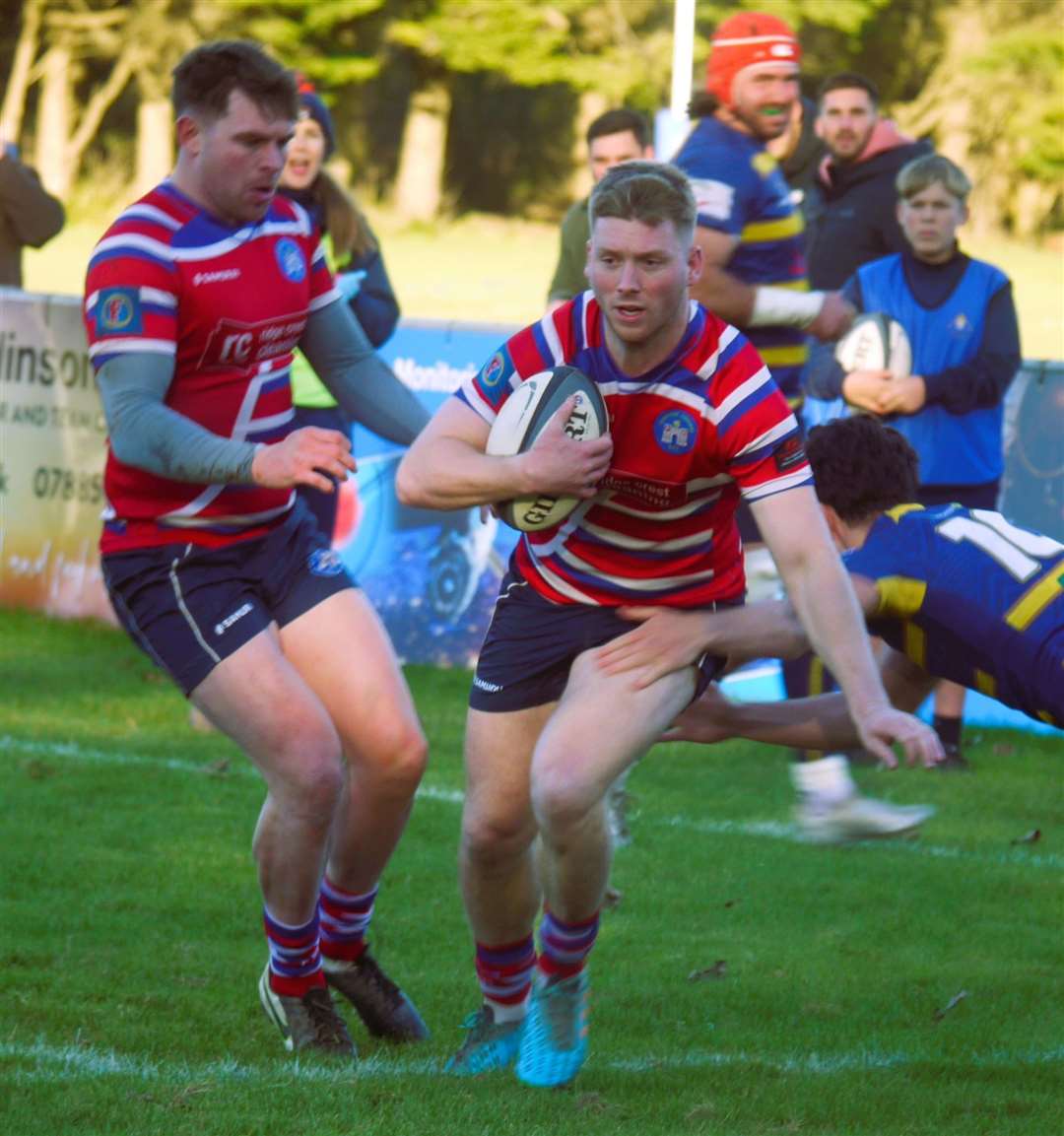 Tonbridge Juddians' Howard Packman - scored twice at Guernsey. Picture: Adam Hookway