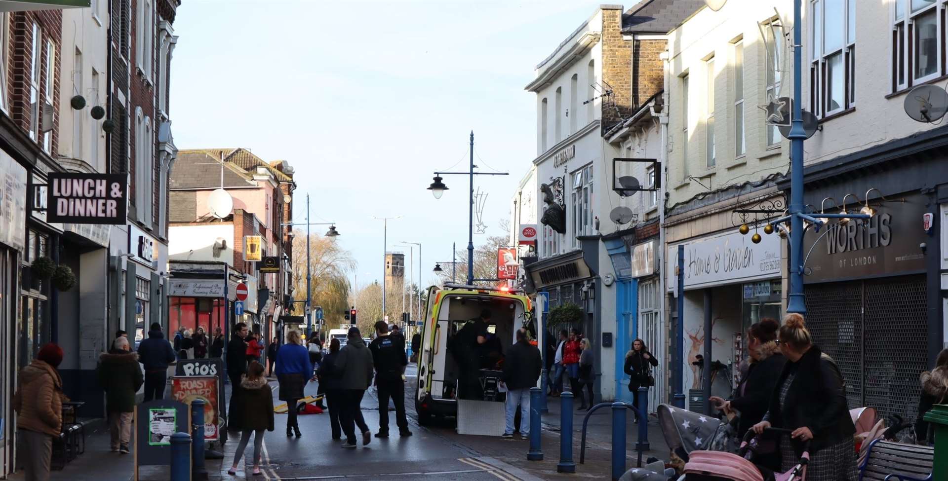 Ambulance called to Sheerness High Street after reports that a teenage boy was attacked