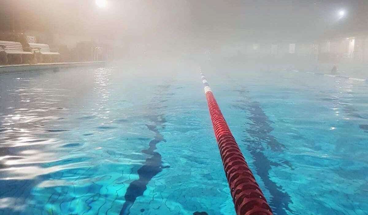 Faversham Pools' lido this winter. Picture: Faversham Pools